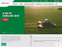 Tablet Screenshot of dk.kverneland.com
